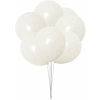 Balony lateksowe ozdoby dekoracje urodzinowe komunia wesele białe 100 sztuk